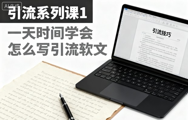 引流系列课1,一天时间学会怎么写引流软文-朽念云创