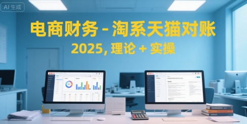 电商财务-淘系天猫对账2025，理论+实操-朽念云创