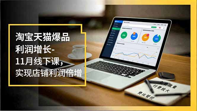 淘宝天猫爆品利润增长-11月线下课，免费流量、付费放大、费比管控，实现店铺利润倍增-朽念云创