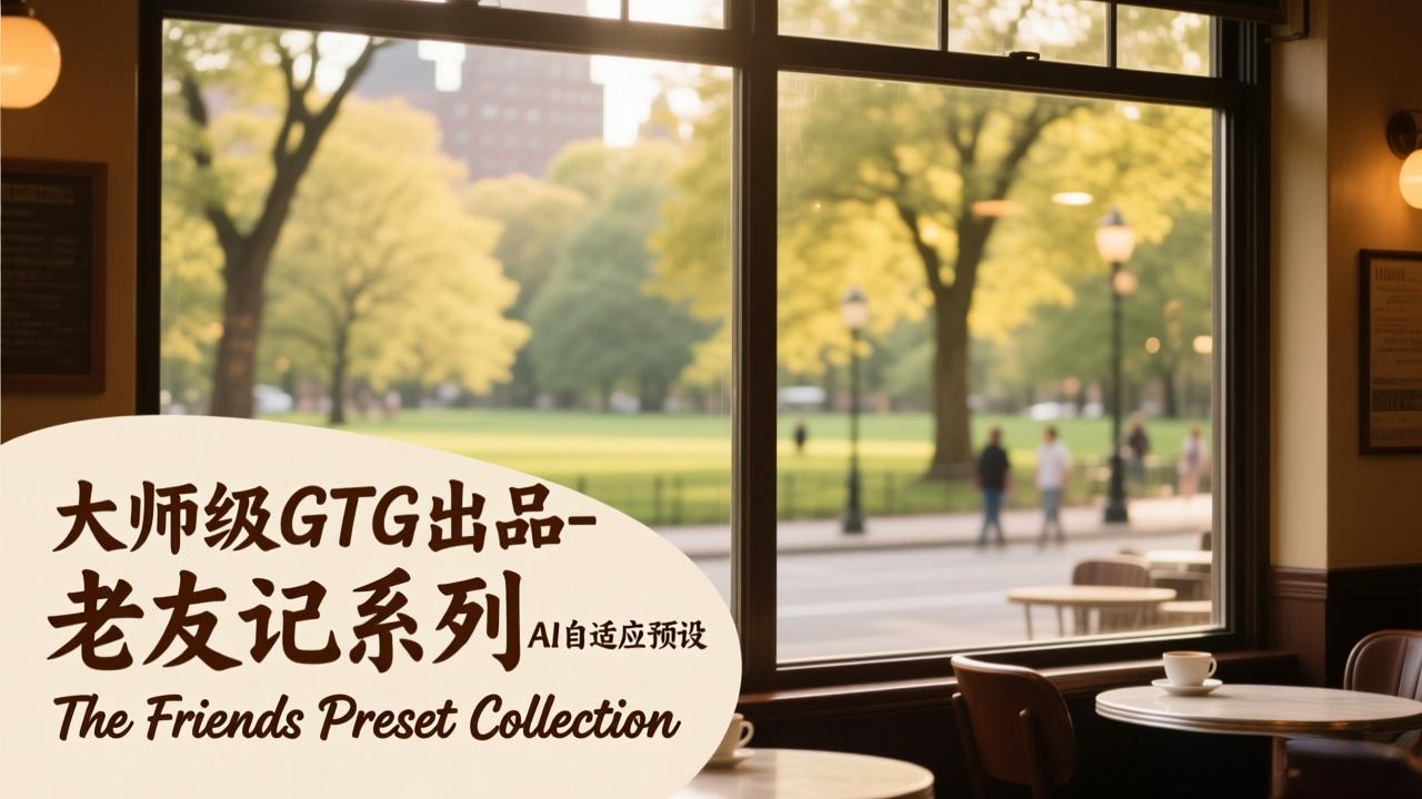 大师级GTG出品-老友记系列AI自适应预设The Friends Preset Collection-朽念云创