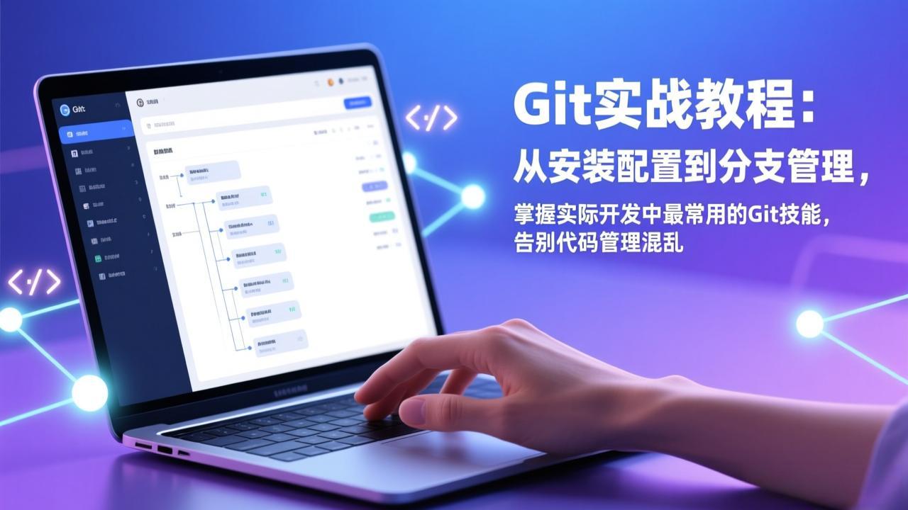 Git实战教程：从安装配置到分支管理，掌握实际开发中最常用的Git技能，告别代码管理混乱-朽念云创