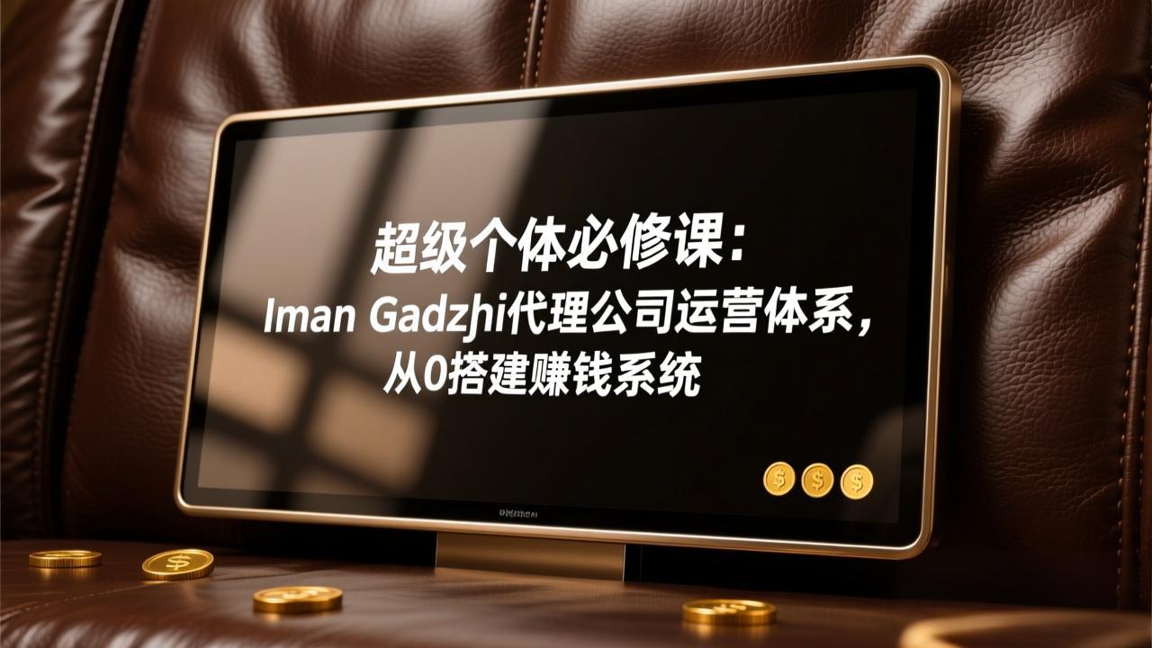 超级个体必修课:Iman Gadzhi代理公司运营体系,从0搭建赚钱系统-朽念云创