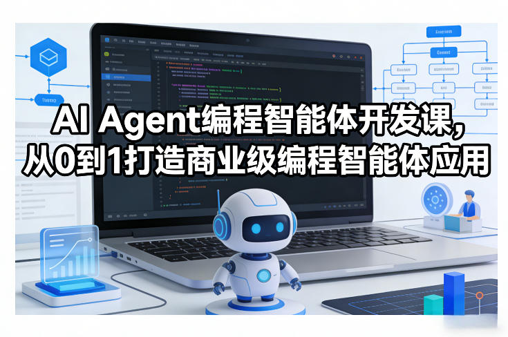 AI Agent编程智能体开发课，从0到1打造商业级编程智能体应用-朽念云创