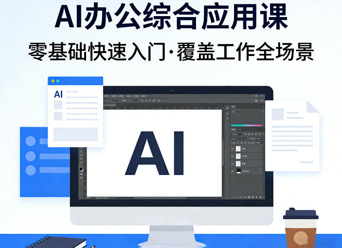 AI办公综合应用课，零基础快速入门，覆盖了工作中各种应用场景-朽念云创
