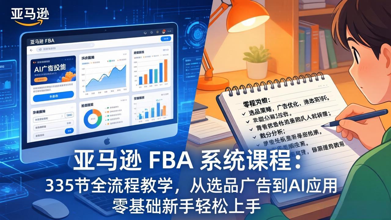 亚马逊 FBA 系统课程(更新26年3月-朽念云创