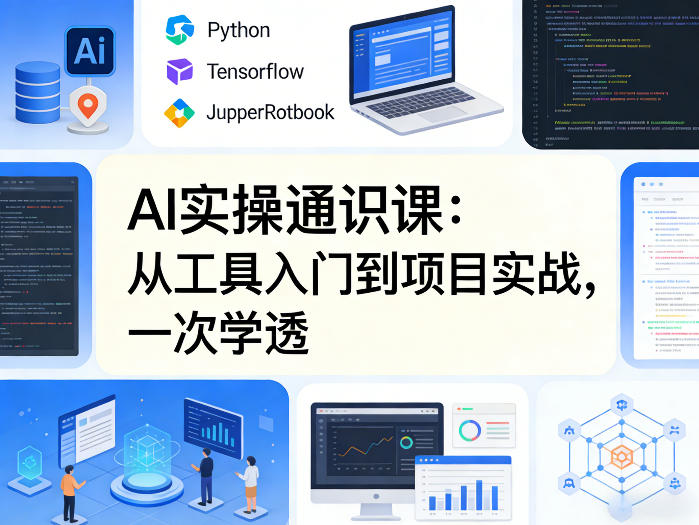 AI实操通识课，从工具入门到项目实战，一次学透-朽念云创