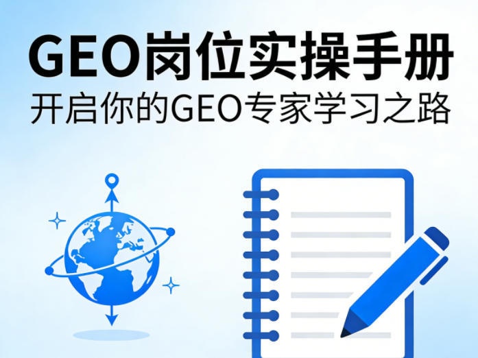 GEO岗位实操手册，开启你的GE0专家学习之路-朽念云创