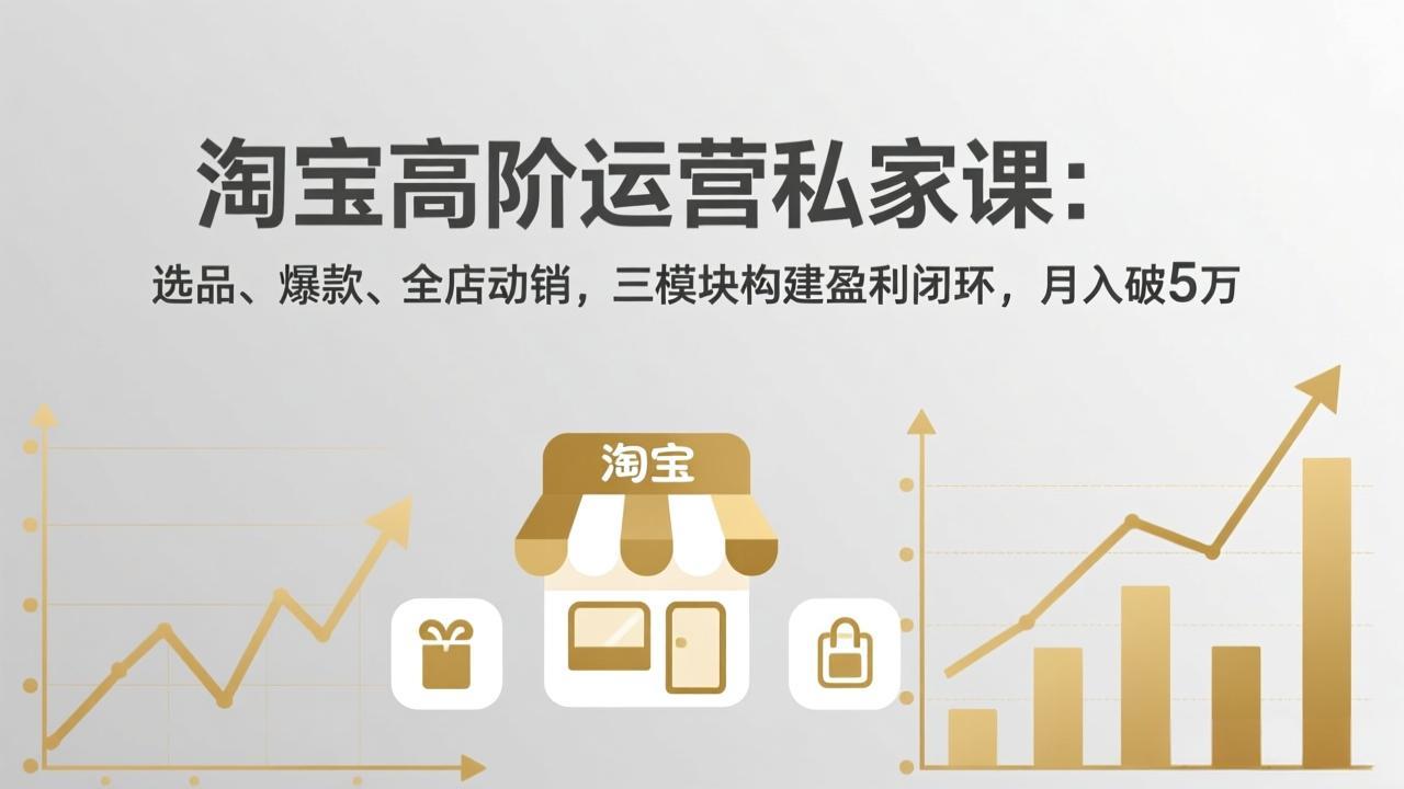 淘宝高阶运营私家课(更新26年4月-朽念云创