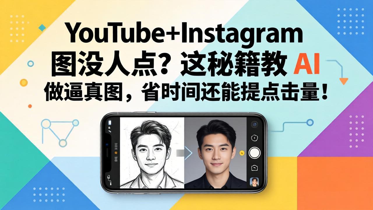 YouTube+Instagram图没人点？这秘籍教 AI 做逼真图，省时间还能提点击量-朽念云创