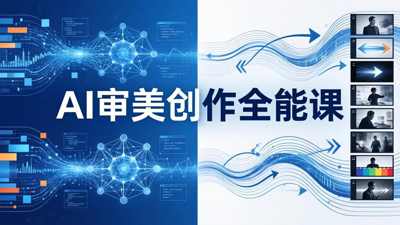 AI审美创作全能课：MJ+Seedance+模型训练+影视分镜+编剧，一站式掌握AI艺术创作-朽念云创