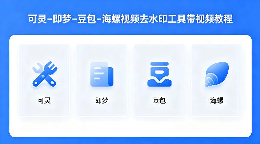 可灵–即梦–豆包–海螺视频去水印工具带视频教程-朽念云创