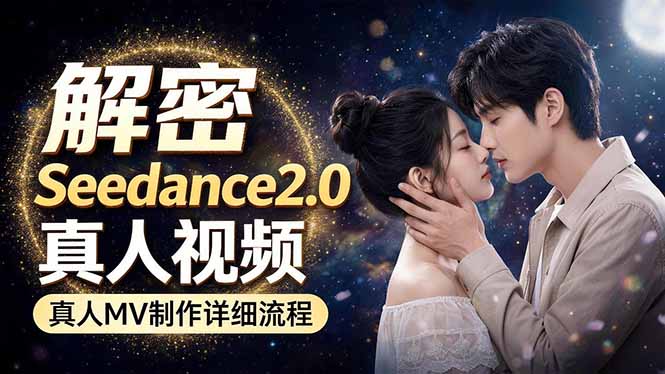 Seedance 2.0电影级真人 MV全流程拆解：提示词、运镜、粒子特效，手把手实操-朽念云创