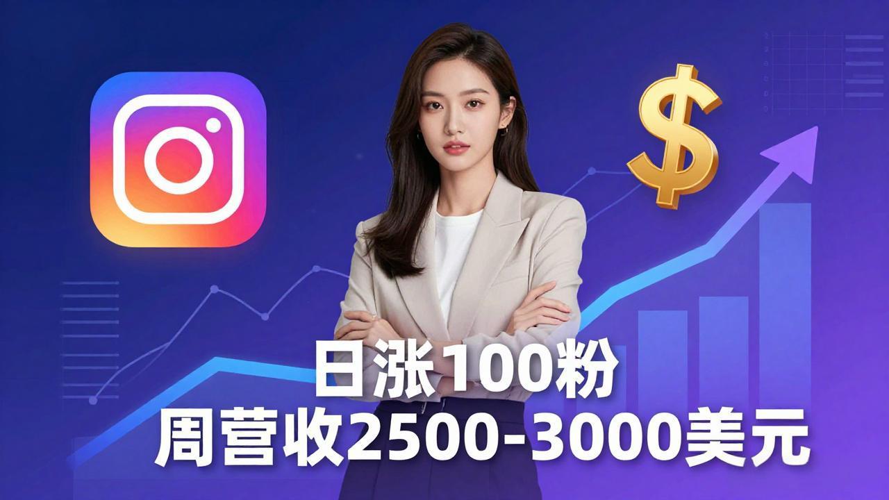想做数字产品？Sheri亲授：日涨100粉、每周2500至3000美元的营收，Instagram躺着赚-朽念云创