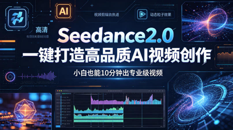 Seedance2.0一键打造高品质AI视频创作，小白也能10分钟出专业级视频-朽念云创
