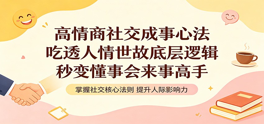 高情商社交成事心法：吃透人情世故底层逻辑，秒变懂事会来事高手-朽念云创