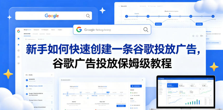 新手如何快速创建一条谷歌投放广告，谷歌广告投放保姆级教程-朽念云创