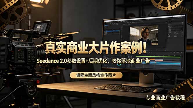 真实商业大片作案例！Seedance 2.0参数设置+后期优化，教你落地商业广告-朽念云创