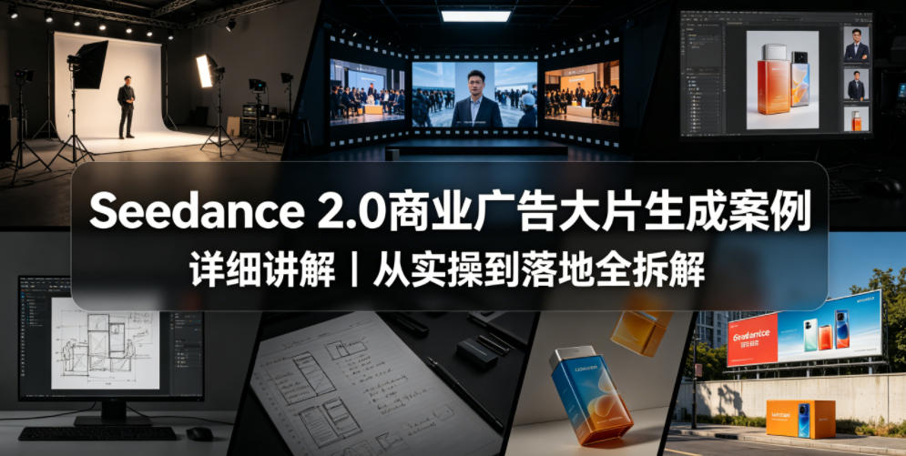 Seedance 2.0商业广告大片生成案例详细讲解｜从实操到落地全拆解-朽念云创
