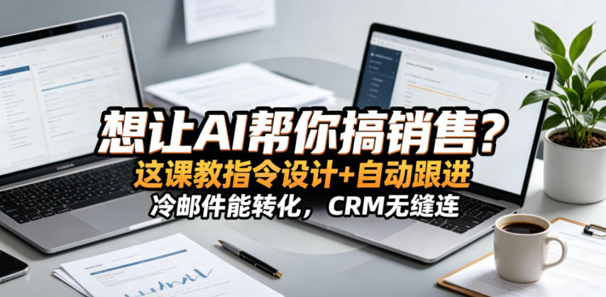 想让AI帮你搞销售？这课教指令设计+自动跟进，冷邮件能转化，CRM无缝连！【原创双语字幕】-朽念云创