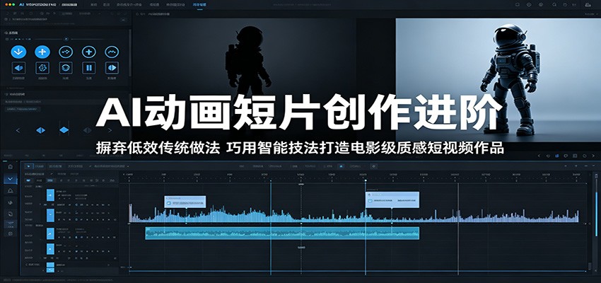 AI动画短片创作进阶：摒弃低效传统做法，巧用智能技法打造电影级质感短视频作品-朽念云创