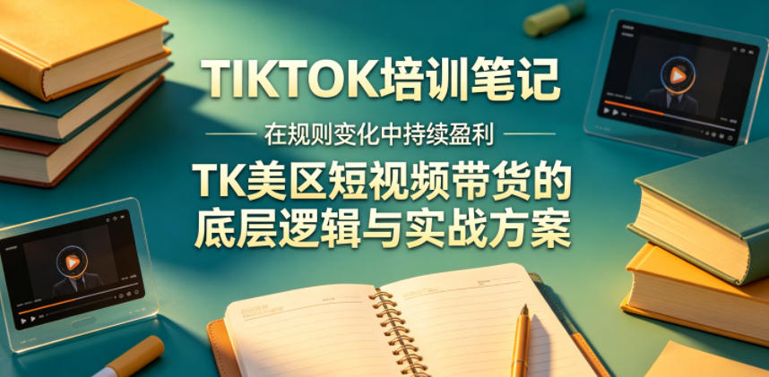 视界跨境TIKTOK4月17培训笔记，在规则变化中持续盈利，TK美区短视频带货的底层逻辑与实战方案【文档】-朽念云创