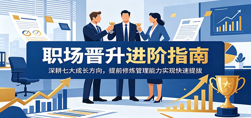 职场晋升进阶指南：深耕七大成长方向，提前修炼管理能力实现快速提拔-朽念云创