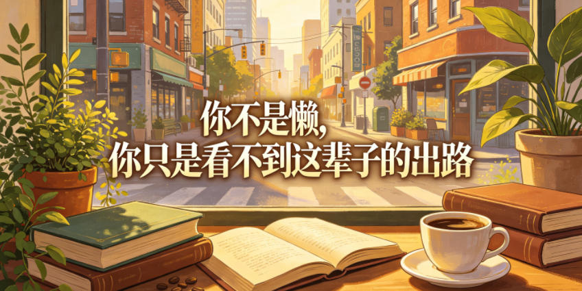 付费文章:你不是懒,你只是看不到这辈子的出路-朽念云创