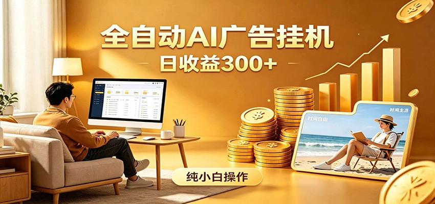 AI风口项目，全程解放双手，后台自动运行赚取收益，每天稳定收益300+-朽念云创