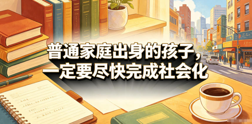 付费文章：普通家庭出身的孩子，一定要尽快完成社会化-朽念云创