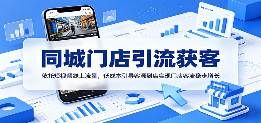 同城门店引流获客：依托短视频线上流量，低成本引导客源到店实现门店客流稳步增长-朽念云创