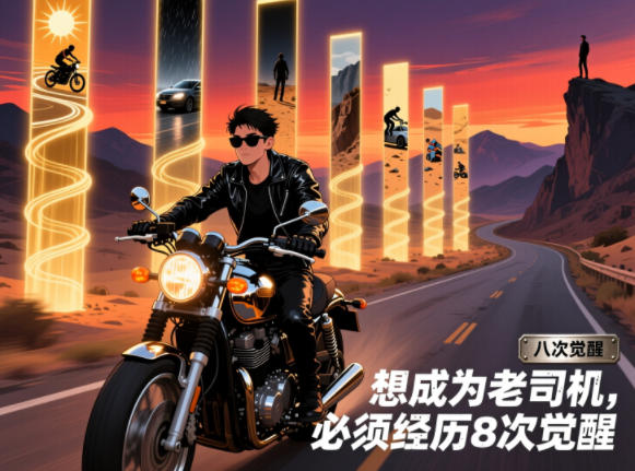 付费文章：想成为老司机，必须经历8次觉醒-朽念云创
