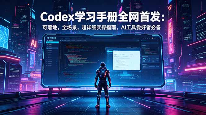 Codex学习手册全网首发：可落地，全场景，超详细实操指南，AI工具爱好者必备-朽念云创