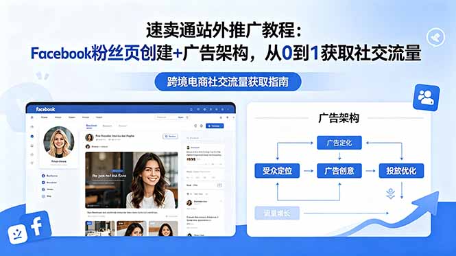 速卖通站外推广教程:Facebook粉丝页创建+广告架构,从0到1获取社交流量-朽念云创