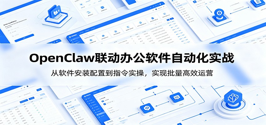 OpenClaw自动化实操课:从软件安装配置到指令实操,实现批量高效运营-朽念云创