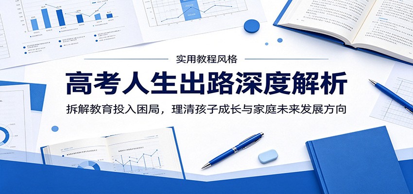 高考人生出路深度解析：拆解教育投入困局，理清孩子成长与家庭未来发展方向-朽念云创