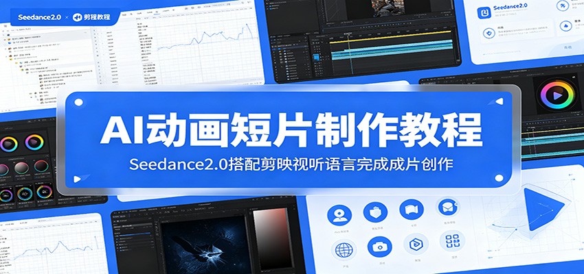 AI动画短片制作教程：Seedance2.0搭配剪映视听语言完成成片创作-朽念云创