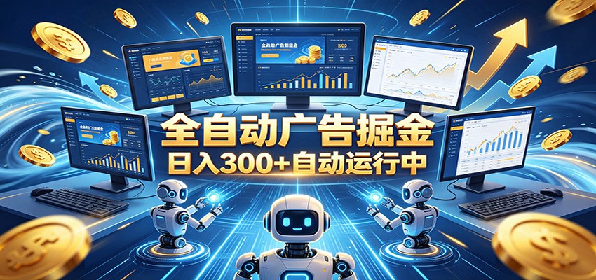 自动广告G机，日入300+，正规平台，广告浏览获益，时间自由，适合各类人群日常增收-朽念云创