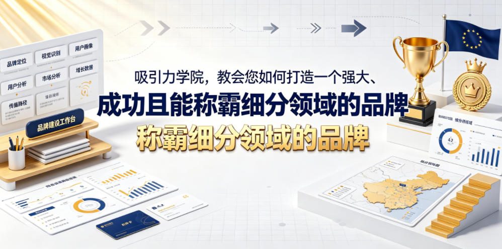 吸引力学院，教会您如何打造一个强大、成功且能称霸细分领域的品牌！【原创双语字幕】-朽念云创