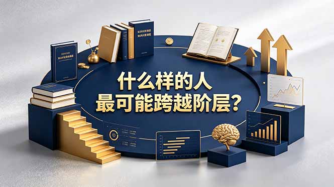 付费文章：什么样的人最可能跨越阶层？具备这五种特质，普通人也能顺利跨越阶层-朽念云创