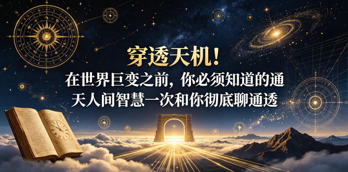 付费文章：穿透天机！在世界巨变之前，你必须知道的通天人间智慧一次和你彻底聊通透-朽念云创