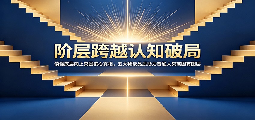 阶层跨越认知破局：读懂底层向上突围核心真相，五大稀缺品质助力普通人突破固有圈层-朽念云创