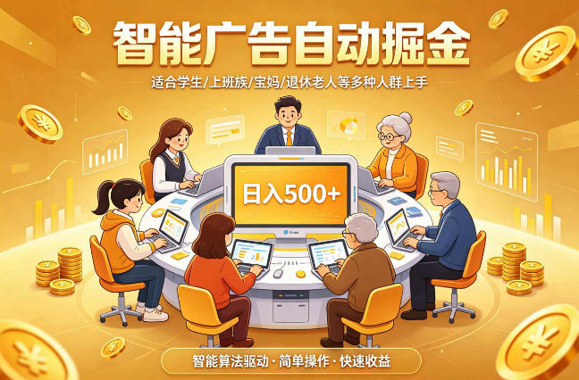 2026年最好做的项目：自动掘金项目，小白轻易上手，单日轻松收入500+【揭秘】-朽念云创