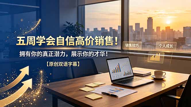 五周学会自信高价销售！拥有你的真正潜力，展示你的才华！【原创双语字幕】-朽念云创