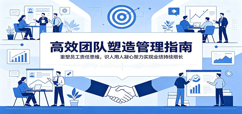 高效团队塑造管理指南：重塑员工责任思维，识人用人凝心聚力实现业绩持续增长-朽念云创