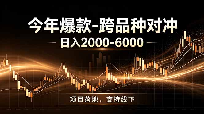 全新跨品种对冲模式上线！日稳定盈利 2000-6000，合规长久可批量放大-朽念云创