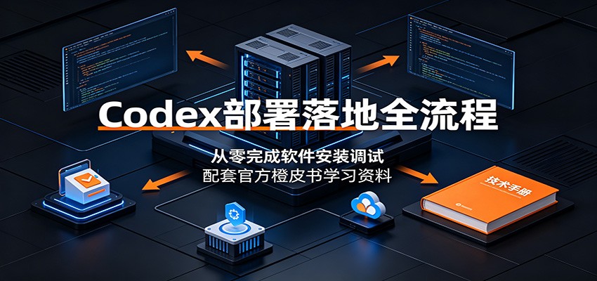 Codex部署落地全流程:从零完成软件安装调试,配套官方橙皮书学习资料-朽念云创