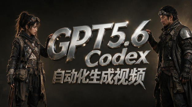 GPT5.6+Codex自动化生成视频全流程实战，从提示词设计、角色设定、封面海报，到视频生成思路与自动化工作流-朽念云创