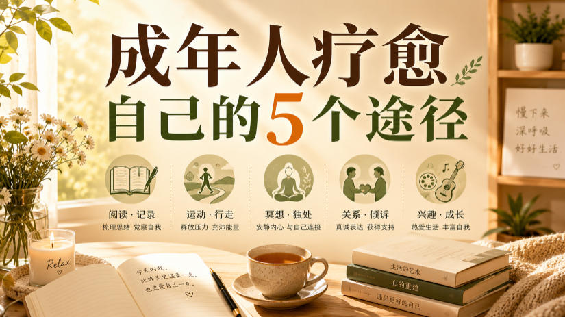 付费文章:成年人疗愈自己的5个途径-朽念云创