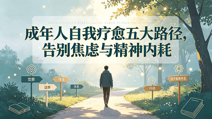 付费文章:成年人自我疗愈五大路径,告别焦虑与精神内耗-朽念云创