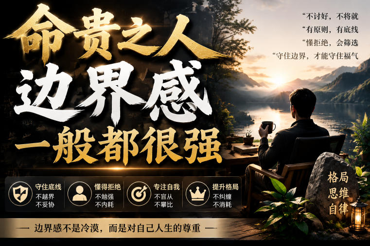 付费文章：命贵之人，边界感一般都很强-朽念云创
